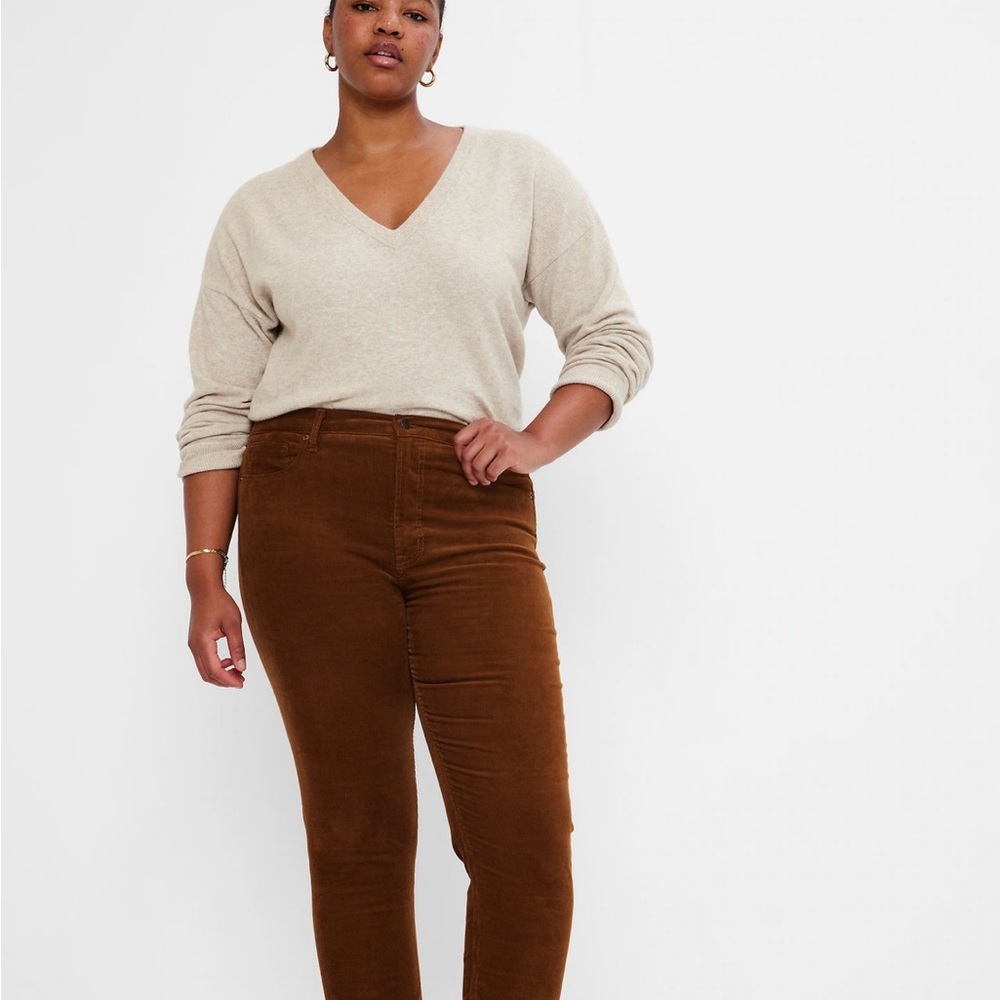 Gap NWT size 29P High Rise Corduroy Vintage Slim Jeans with Washwell - Picture 4 of 8